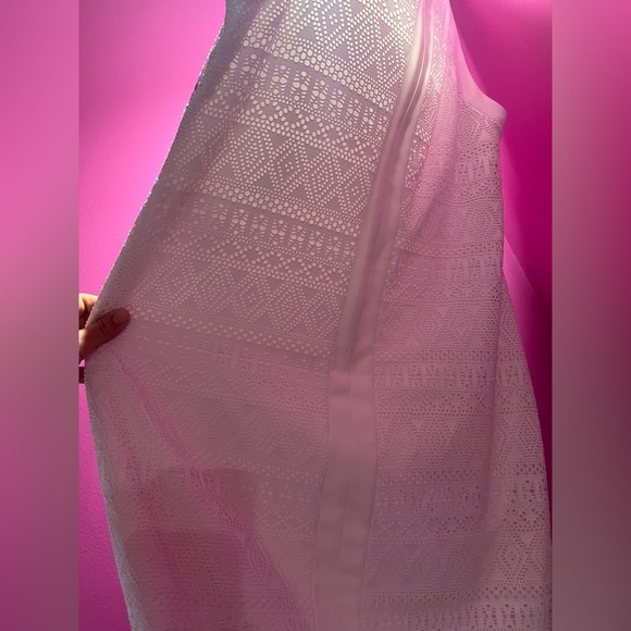 Thalia Sodi White Dress with Gold Studs size L/G. - Picture 6 of 6